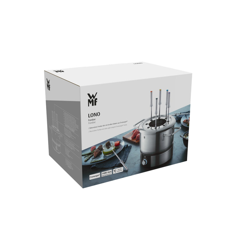 WMF 0415130011 Lono 8-Persoons Elektrische Fonduepan RVS