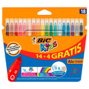 BIC Kids Kid Couleur, 14 + 4st. gratis