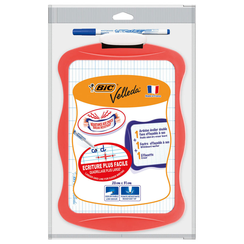 BIC Velleda Whiteboard met Wisser en Marker