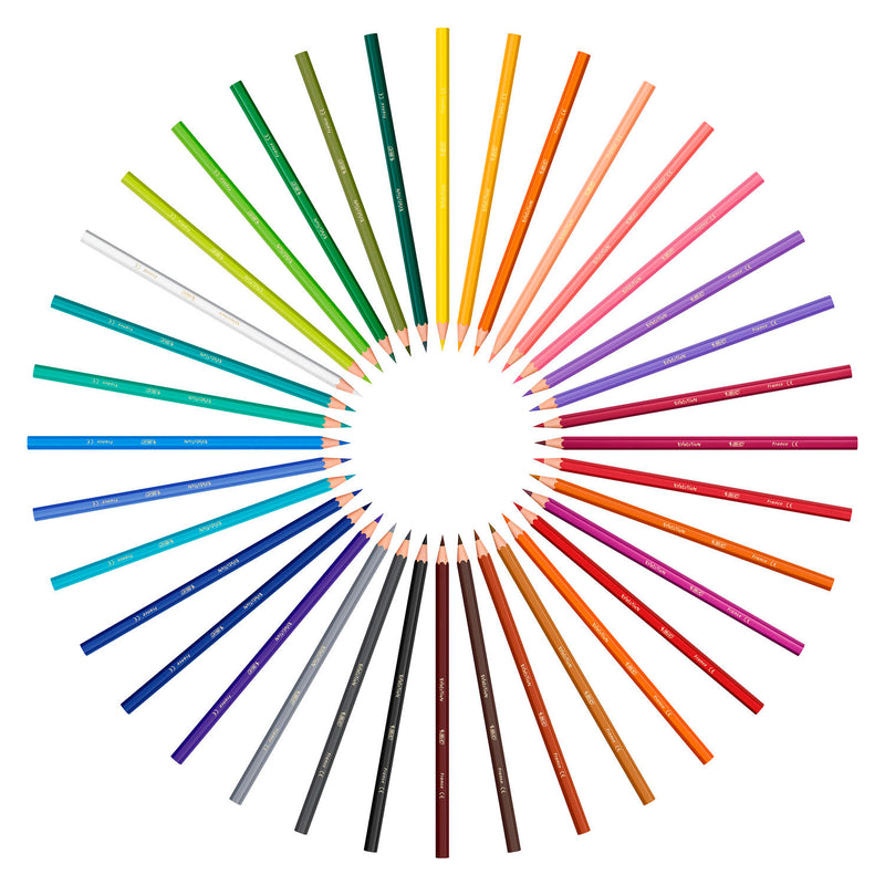 BIC Kids Ecolution Evolution Kleurpotloden, 36st.