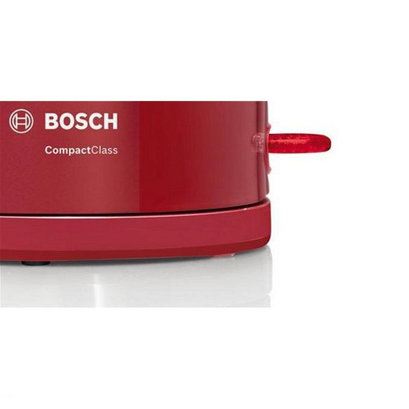 Bosch TWK3A014 CompactClass Waterkoker 1.7L 2400W Rood