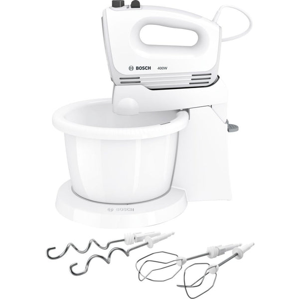 Bosch MFQ2600X CleverMixx Handmixer met Mengkom Wit