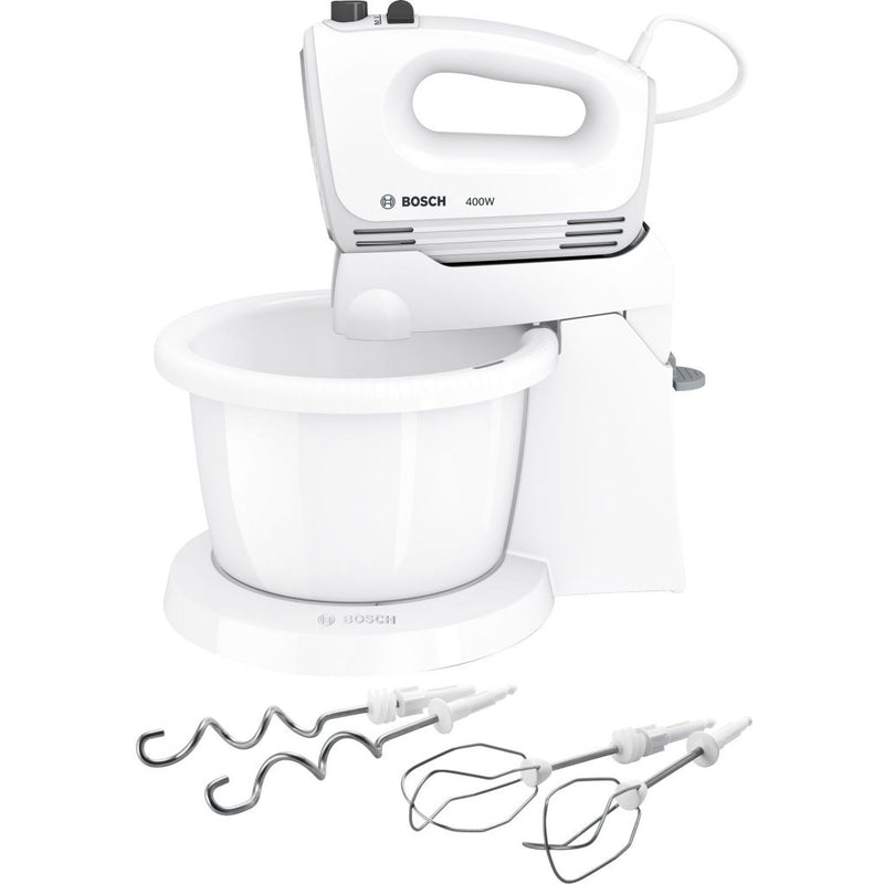 Bosch MFQ2600X CleverMixx Handmixer met Mengkom Wit