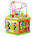 Small Foot - Houten Activitetenkubus met Motoriekspiraal Safari