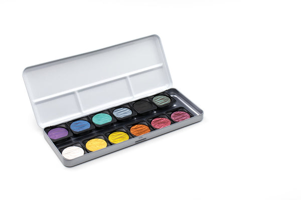 Kangaro K-F1200 Verftablet 30 Mm Metaalkleuren 12 Stuks
