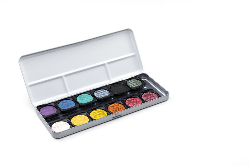 Kangaro K-F1200 Verftablet 30 Mm Metaalkleuren 12 Stuks