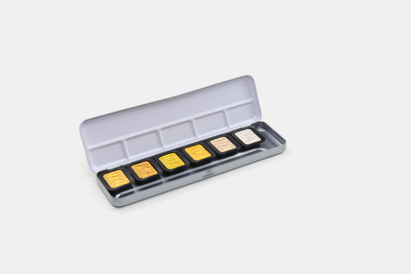 Finetec K-F0601S Verftablet 30x22mm Pearlescent 6 Stuks In Blik,