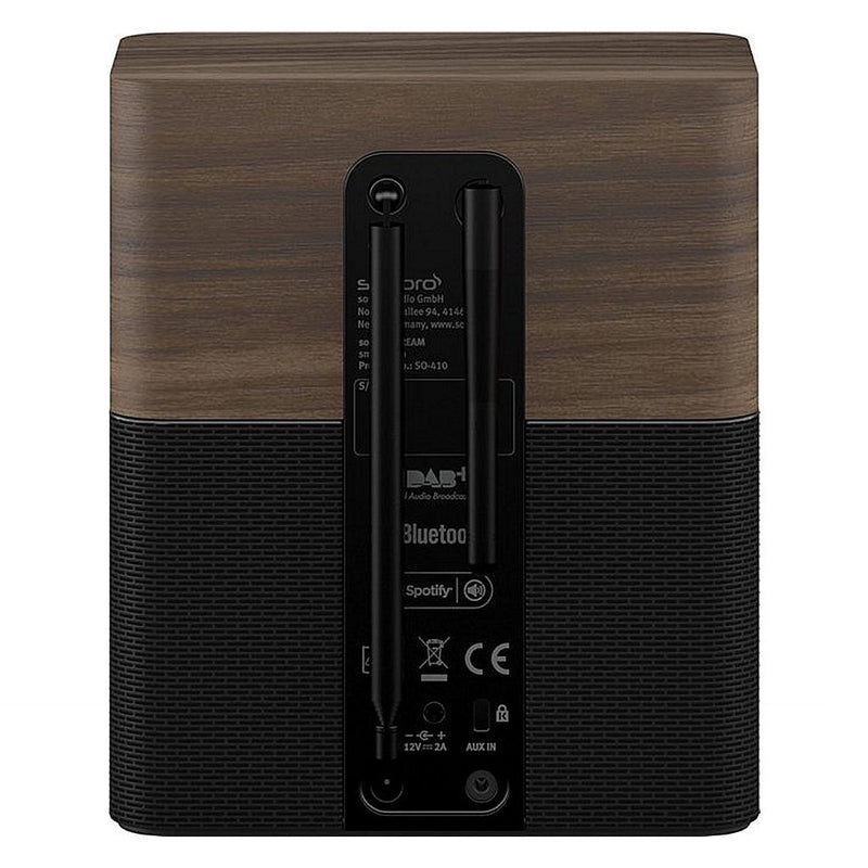 Sonoro Stream DAB+ Internetradio Walnoot/Zwart