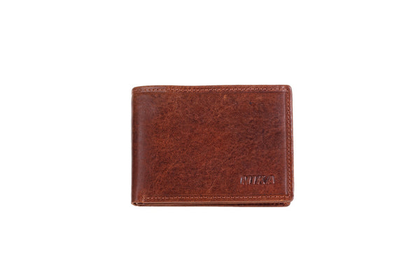 Juscha JU-42223 Portefeuille Mika Bruin Mini RFID 13,5x11x3,5cm