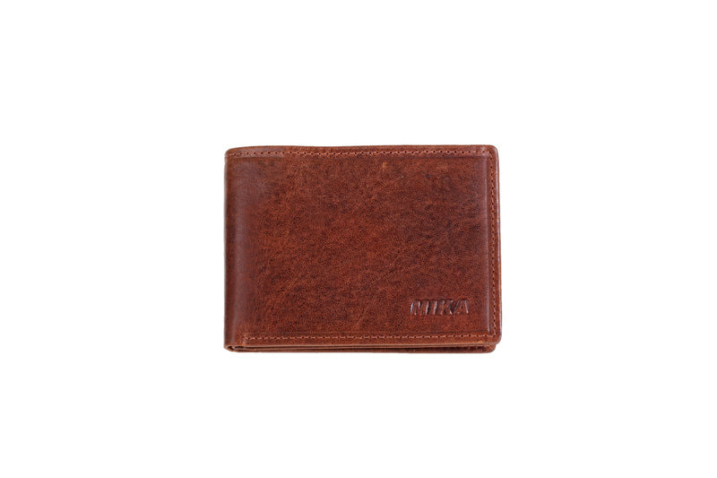 Juscha JU-42223 Portefeuille Mika Bruin Mini RFID 13,5x11x3,5cm