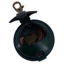 Juscha JU-28063802 Sleutelhanger Mika Klein Zadelleer Opbergvak Voor Munten Kleur Bruin