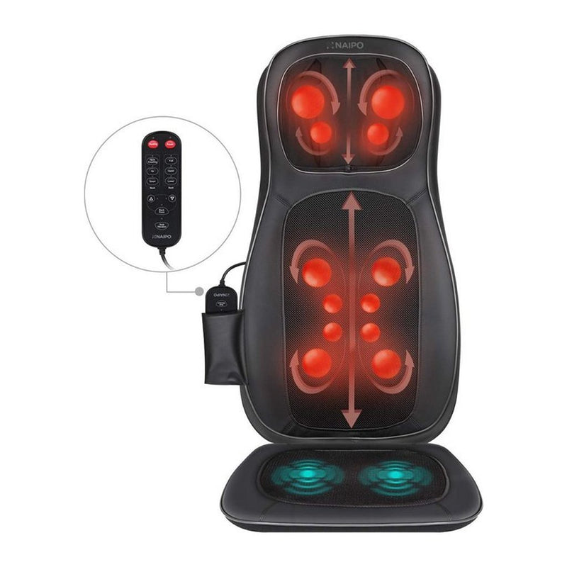 Naipo MGBK-C2030 Nek-Rugmassageapparaat Zwart