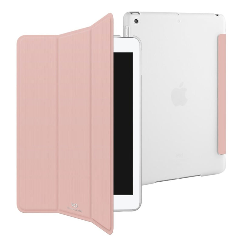 White Diamonds Booklet Clear Voor Apple IPad 10.2 (2019) Rosegold