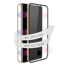 White Diamonds Cover 360&deg; Glass Voor Samsung Galaxy S20 Ultra Goud