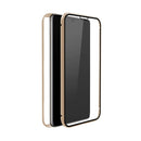White Diamonds 360&deg; Glass Cover for Samsung Galaxy A41 Gold