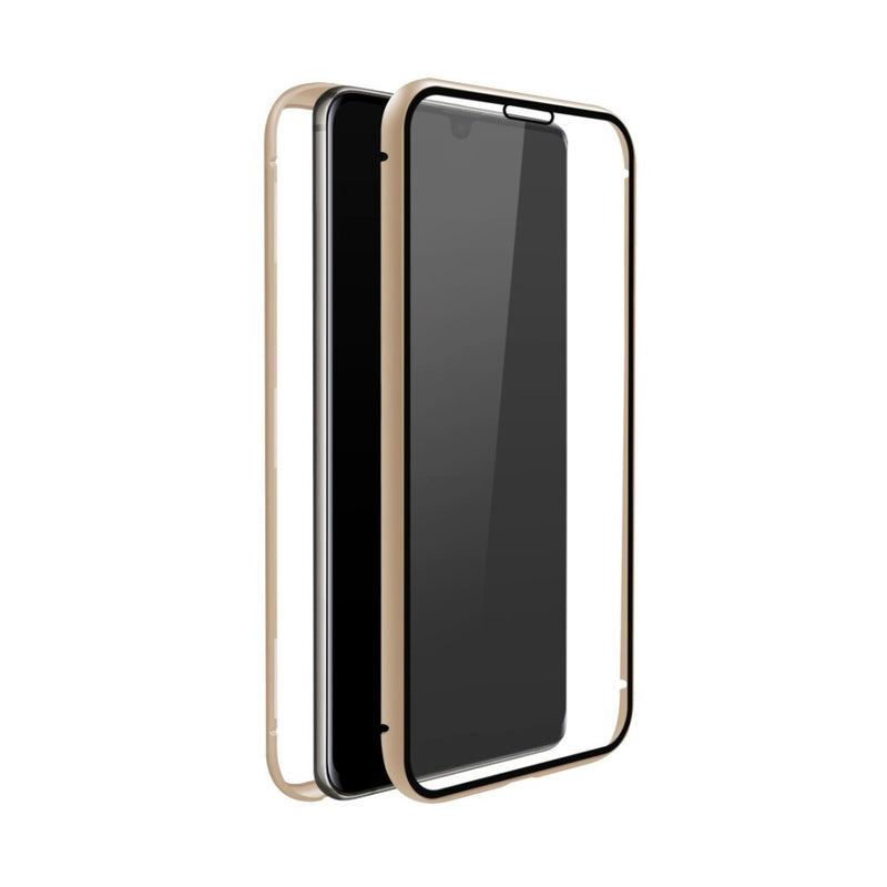 White Diamonds 360&deg; Glass Cover for Samsung Galaxy A41 Gold