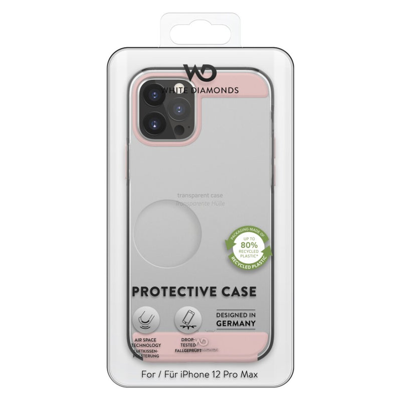 White Diamonds Innocence Clear Cover For Apple IPhone 12 Pro Max Rose Gold