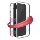 Black Rock 360&deg; Glass Cover for Apple iPhone 12 Mini Silver
