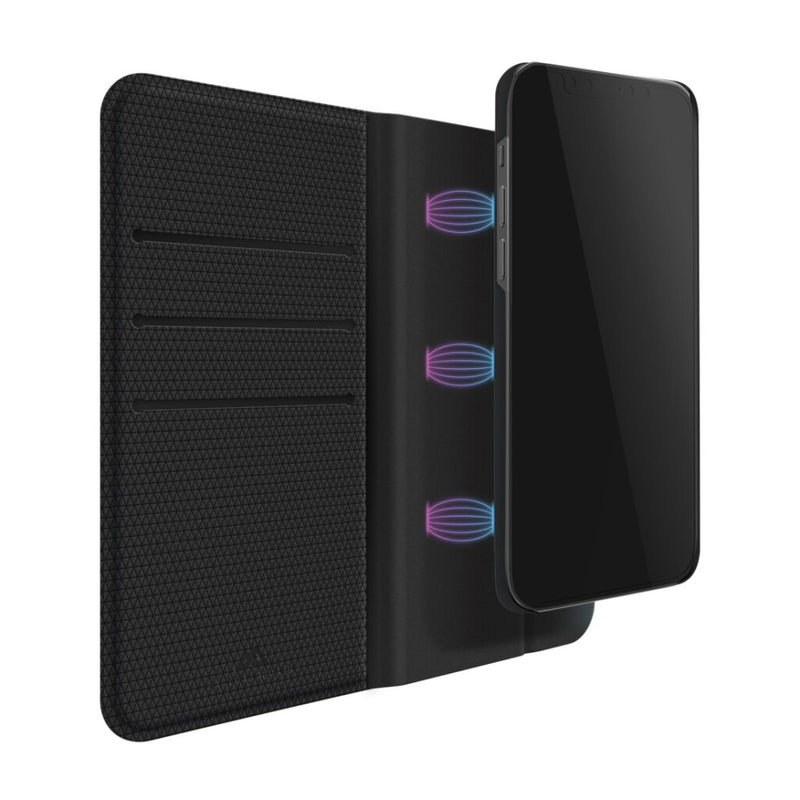 Black Rock 2in1 Wallet for Apple iPhone 12 Mini Black