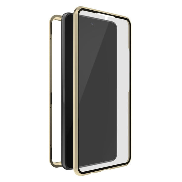 White Diamonds 360&deg; Glass Cover for Samsung Galaxy S21+ (5G) Gold