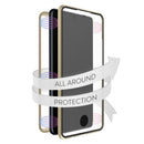 White Diamonds 360&deg; Glass Cover for Samsung Galaxy A42 5G Gold