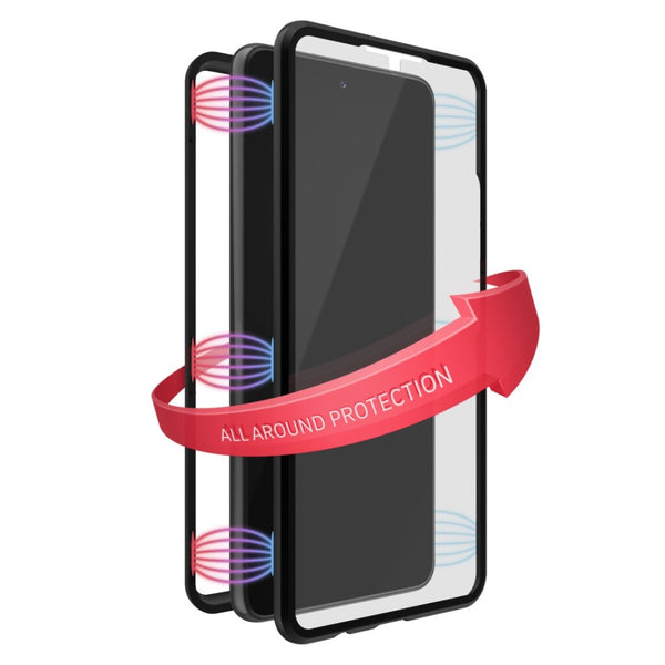 Black Rock 360&deg; Glass Cover for Samsung Galaxy S21 (5G) Black