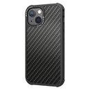 Black Rock Cover Robust Real Carbon Voor Apple IPhone 13 Mini Zwart