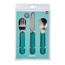 Mepal Mio Kinderbestekset - Deep Turquoise, 3dlg.