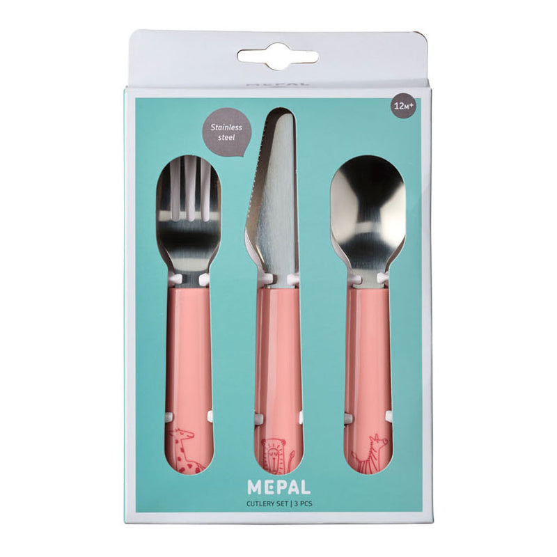 Mepal Mio Kinderbestekset - Deep Pink, 3dlg.