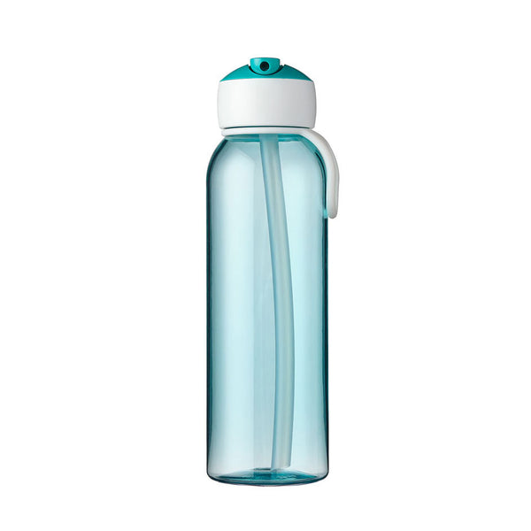 Mepal Campus Flip-Up Waterfles 500 ml Turquoise/Tranparant