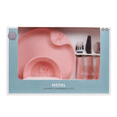 Mepal Mio Kinderservies - Deep Pink, 6dlg.