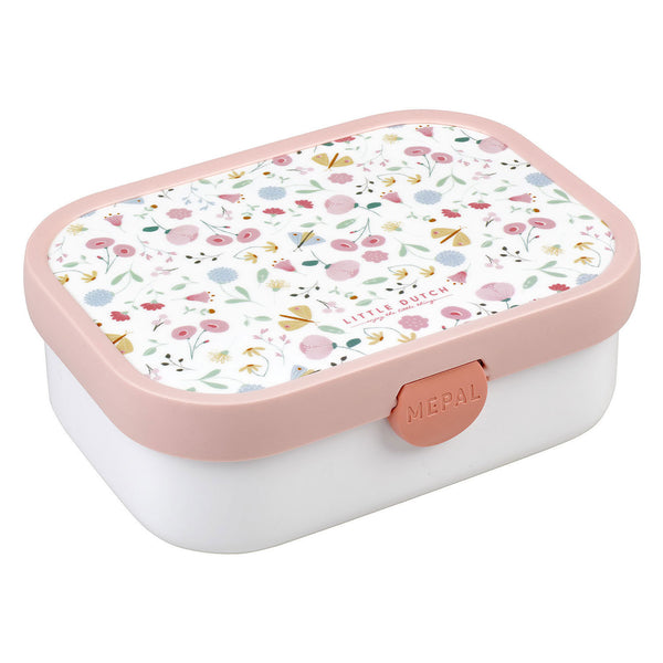 Mepal Campus Lunchbox Little Dutch Flowers and Butterflies Roze/Wit