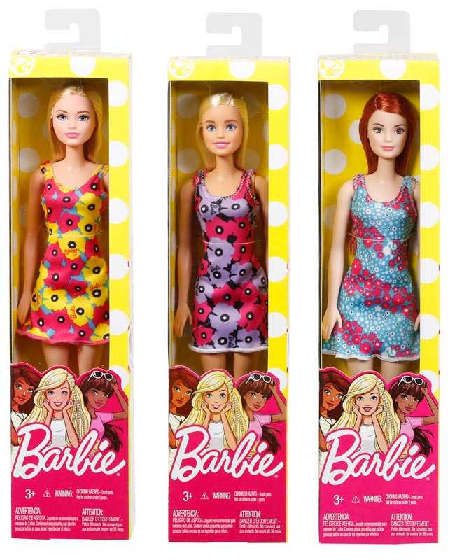 Barbie Pop met klassieke Outfit - Blauw