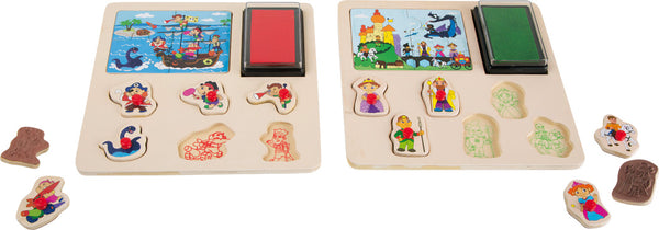 Hero stempel en puzzel