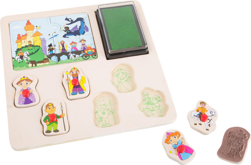Hero stempel en puzzel
