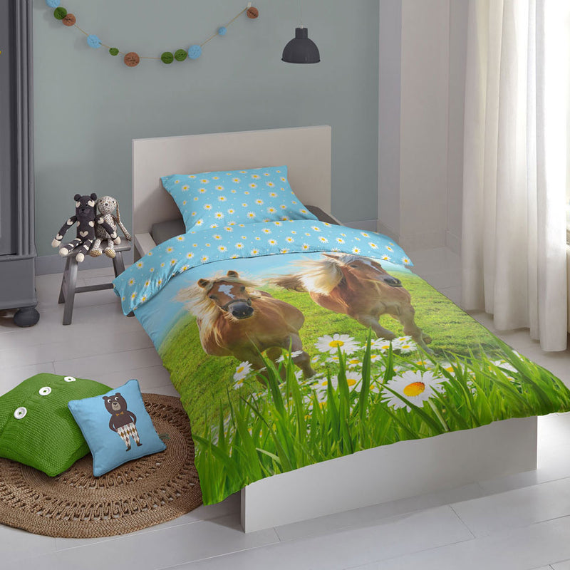 Dekbedovertrek Paarden in Weiland