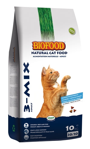 Biofood Kattenvoeding Kat 3-mix 10 KG