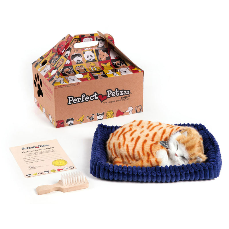 Perfect Petzzz soft Orange Tabby - Knuffeldier Perfect Pet