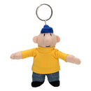 Buurman en Buurman Sleutelhanger Pluche Geel, 12cm