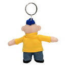 Buurman en Buurman Sleutelhanger Pluche Geel, 12cm