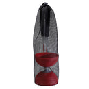 Rubber Diabolo met Aluminium Stokken - Rood