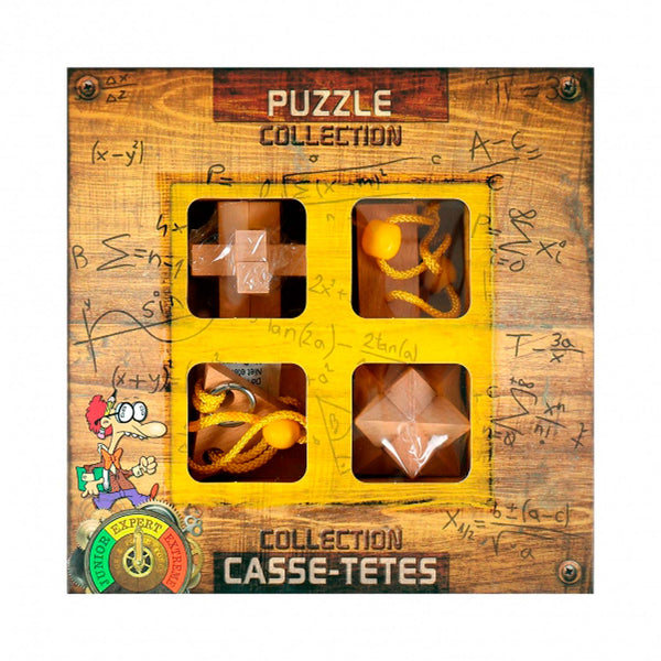 Houten Breinpuzzels Expert, 4st.