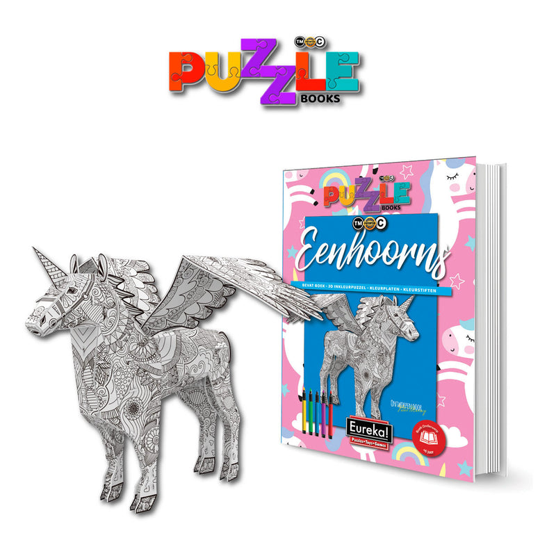 Eureka 3D Puzzel Books - Eenhoorns