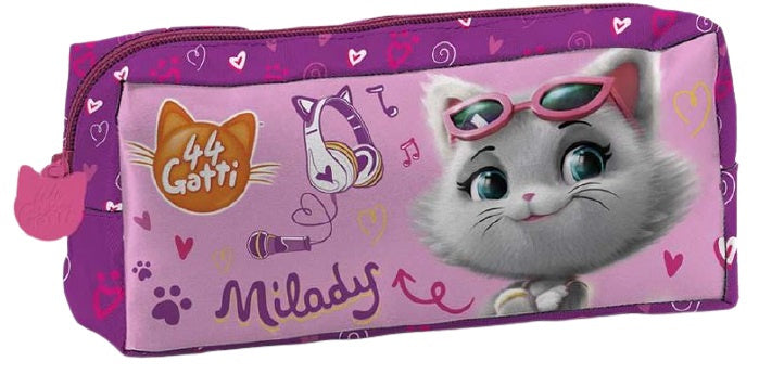 etui Milady meisjes 21 x 5 x 8 cm polyester roze