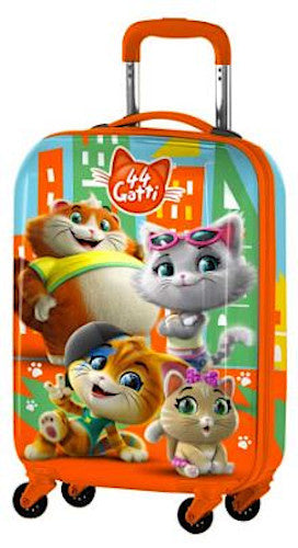 trolleykoffer junior 31 liter ABS/polycarbonaat oranje