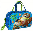 schooltas Cool Cat 12,5 x 3 x 19 cm polyester blauw