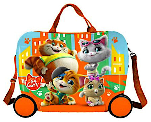 trolleykoffer junior 23 liter ABS/polycarbonaat oranje