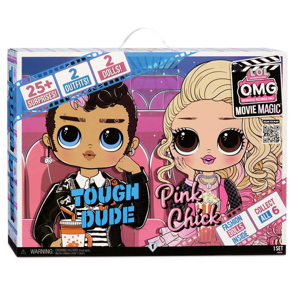 L.O.L. Surprise Movie O.M.G. Tough Dude + Pink Chick