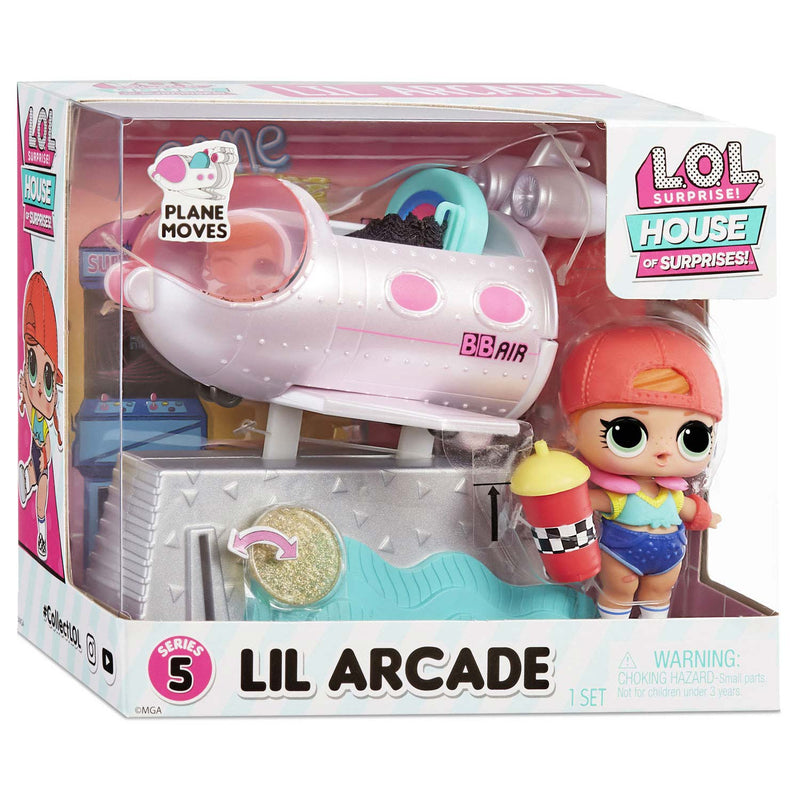 L.O.L. Surprise Furniture Playset - Plane & Sk8er Grrrl