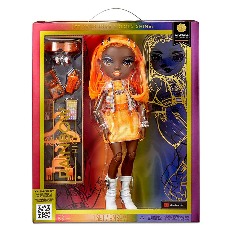 Rainbow High S23 Fashion Doll - Michelle St. Charles (Orange